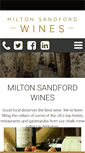 Mobile Screenshot of miltonsandfordwines.com