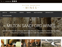 Tablet Screenshot of miltonsandfordwines.com